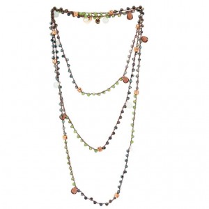 Collana uncinetto con Gocce Collana uncinetto con Gocce
